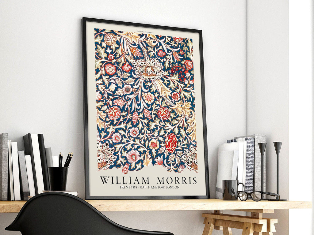 William Morris ,Trent Pattern Art Print – Arts & Crafts Movement Decor