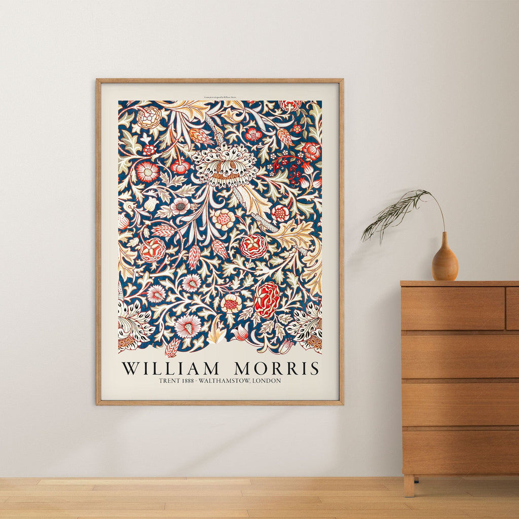William Morris ,Trent Pattern Art Print – Arts & Crafts Movement Decor