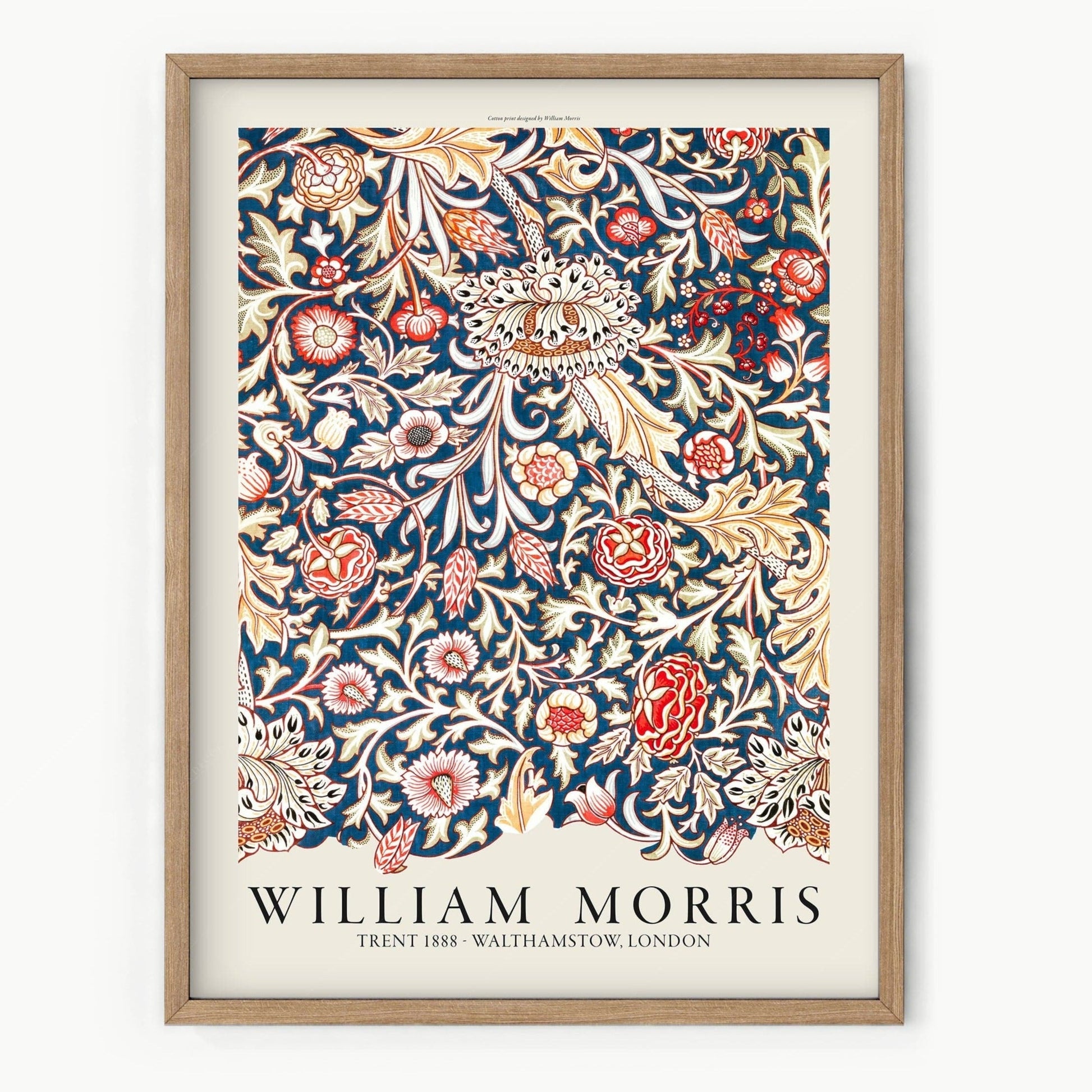 William Morris ,Trent Pattern Art Print – Arts & Crafts Movement Decor