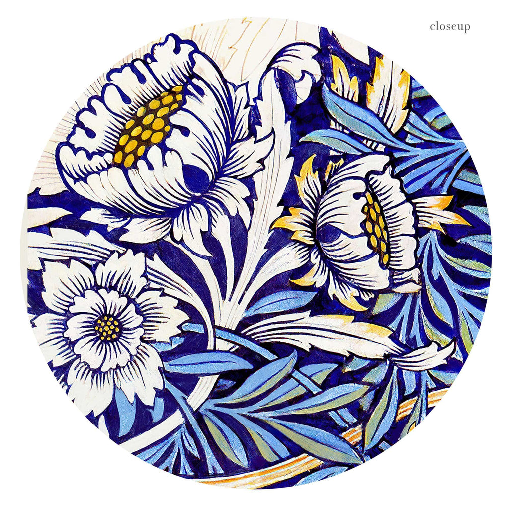 William Morris Tulip and Willow Indigo Print – Arts & Crafts Wall Art