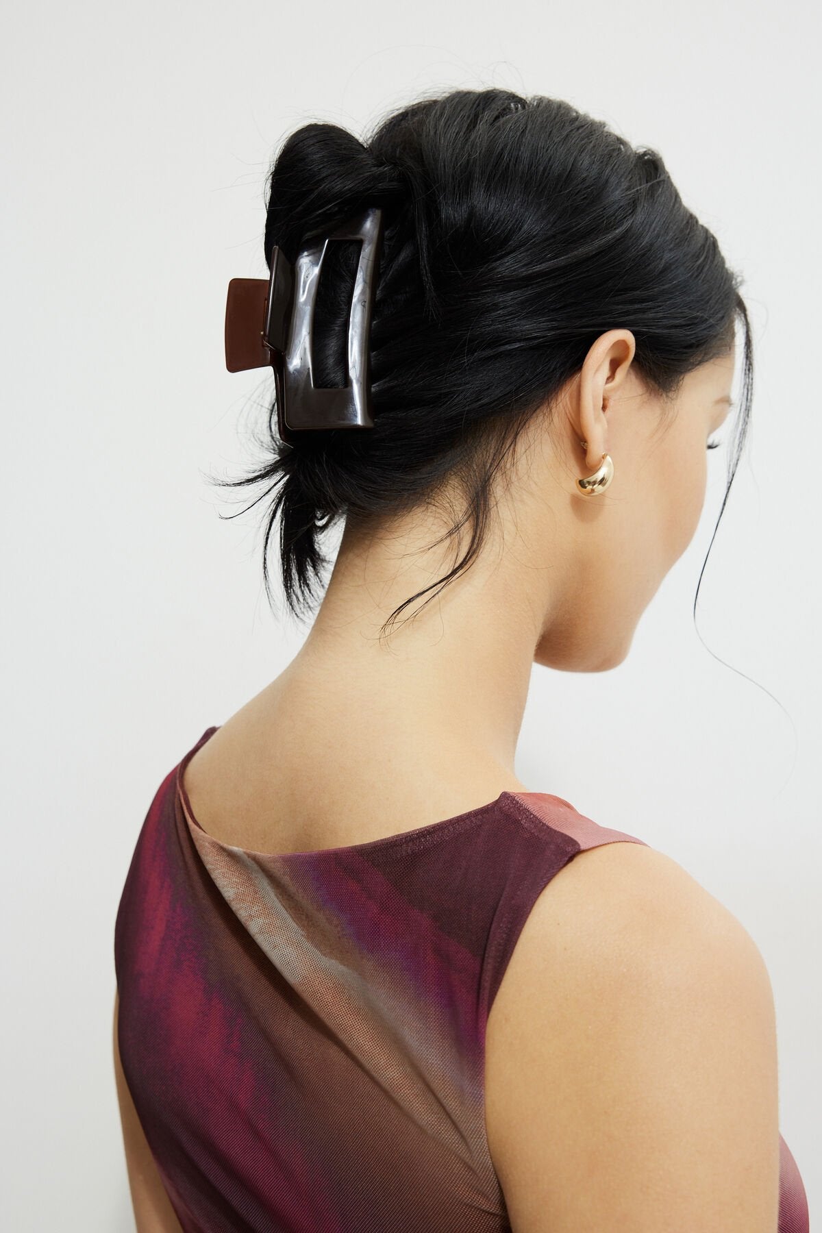 Cutout Acetate Claw Hair Clip