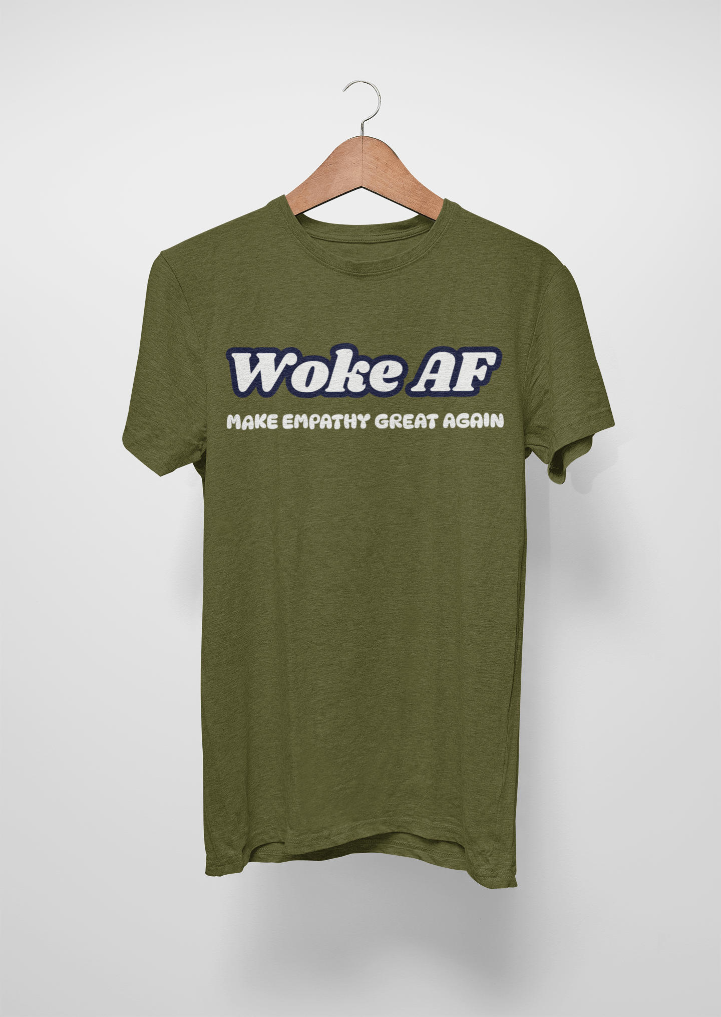 Woke AF Make Empathy Great Again Unisex Cotton Tee Rowantree