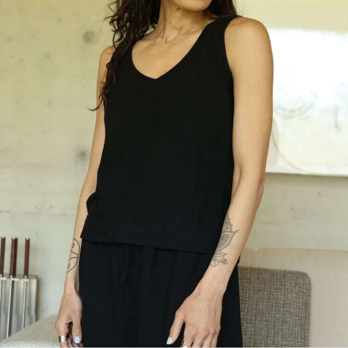 Women's Cooling Tank Top for Night Sweats - The Vanessa Tank Top