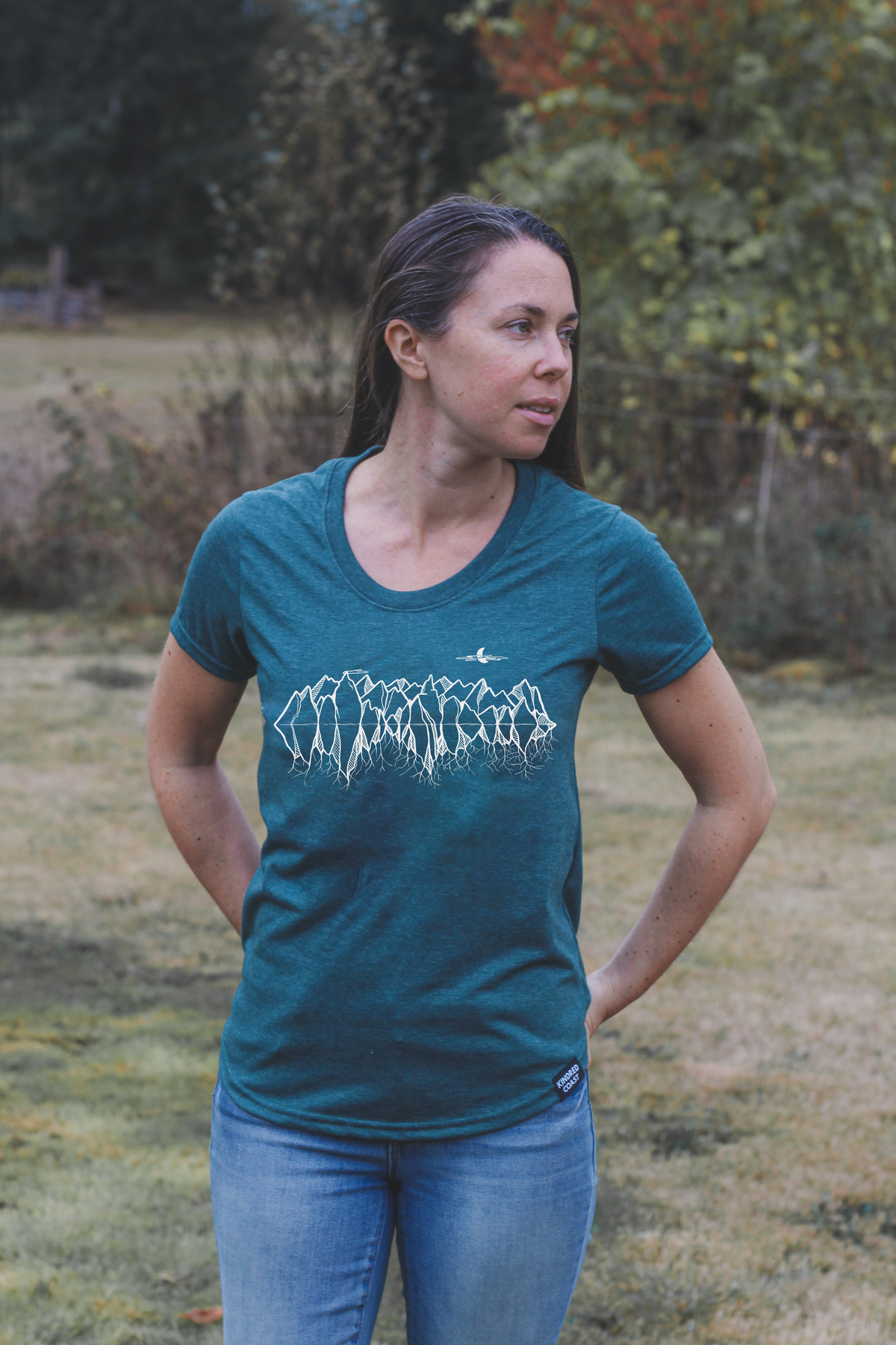 MOUNTAIN ROOTS - T-shirt écoresponsable pour femme