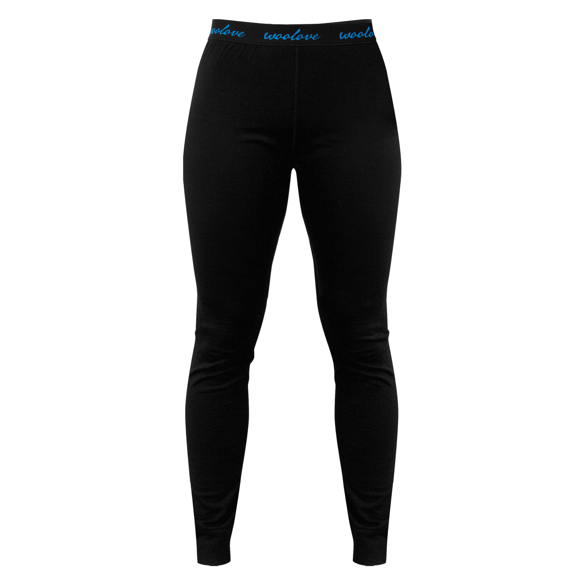 Sous-vêtements thermiques longs pour femme, 100 % laine mérinos, leggings 260 g/m² - Épais 