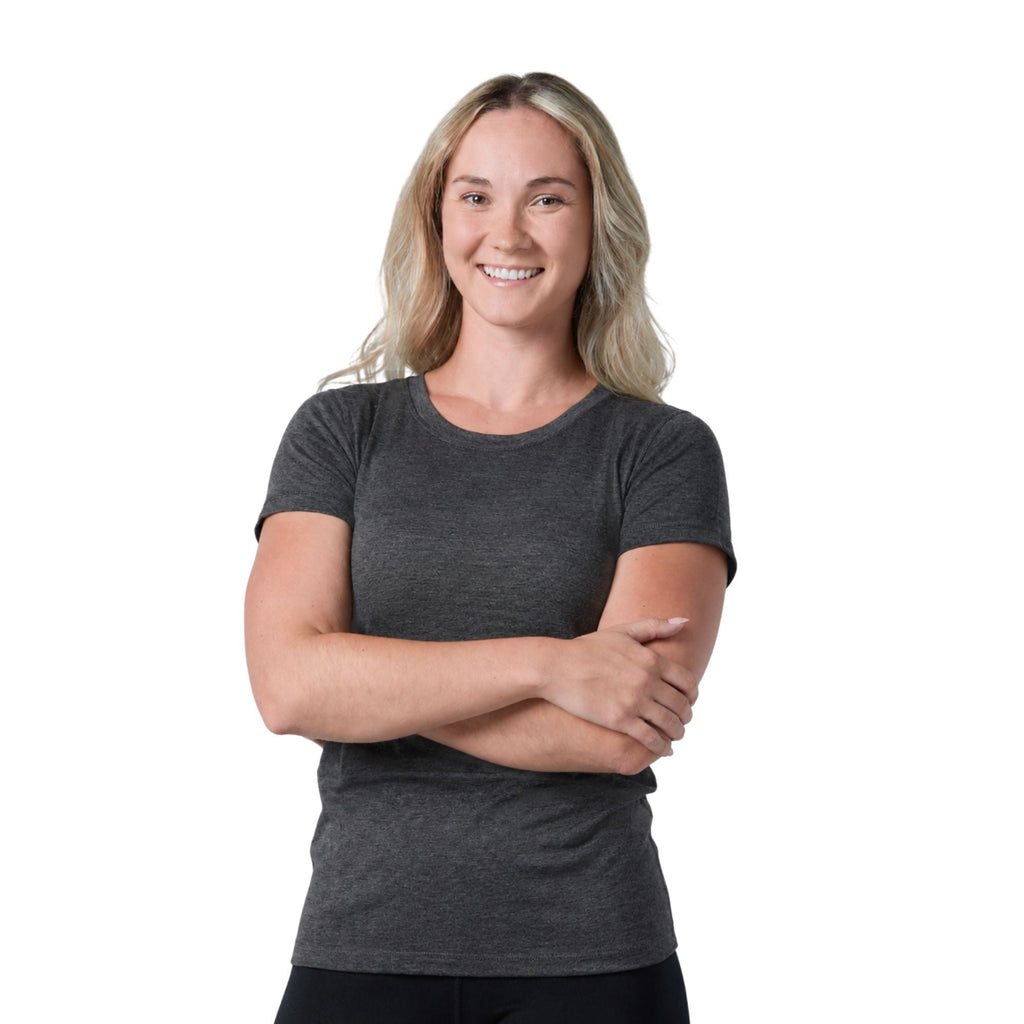 T-shirt à manches courtes pour femme, 100 % laine mérinos, 180 g/m² - Léger 