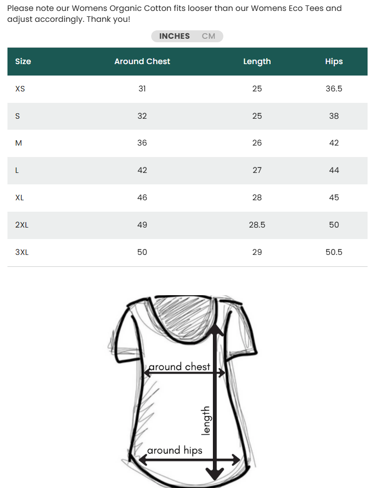 MAPLE LEAF Women's 100% Organic Cotton Tee - Magenta
