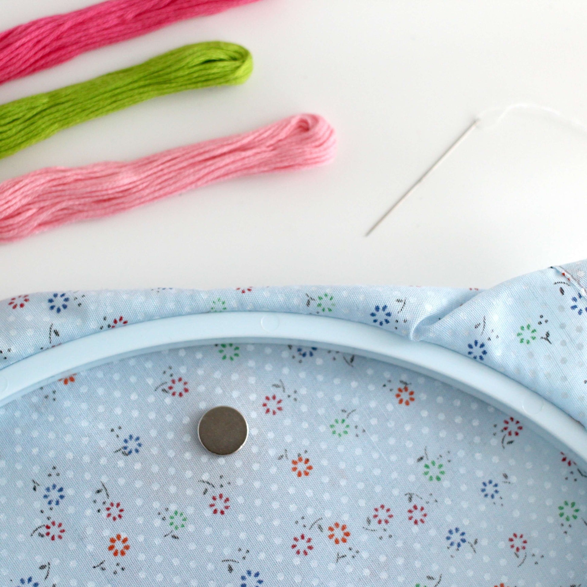 Orange Tabby Cat Wooden Needle Minder