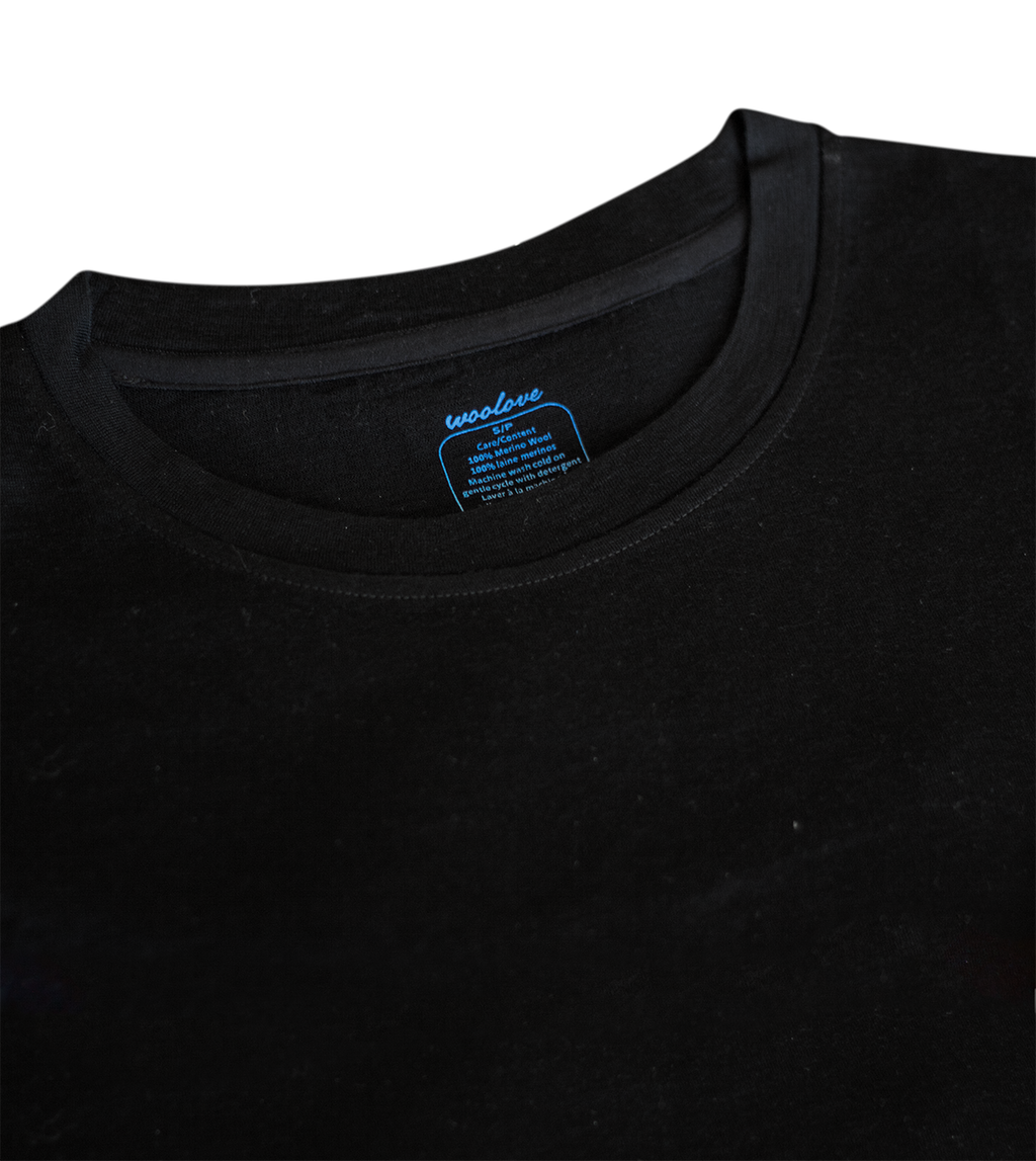 T-shirt à manches courtes pour femme, 100 % laine mérinos, 180 g/m² - Léger 