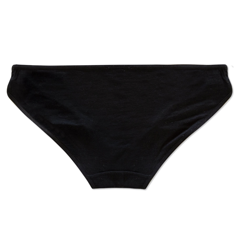 Culotte bikini en laine mérinos anti-odeurs pour femme 