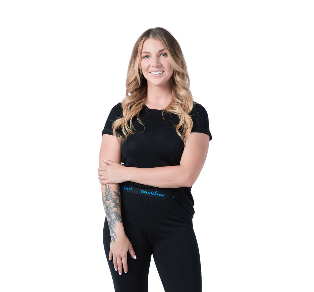 T-shirt à manches courtes pour femme, 100 % laine mérinos, 180 g/m² - Léger 