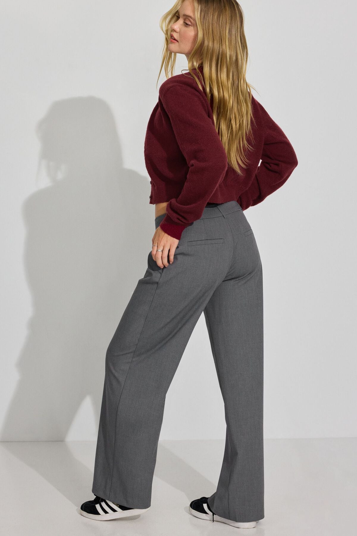 Pantalon décontracté taille basse