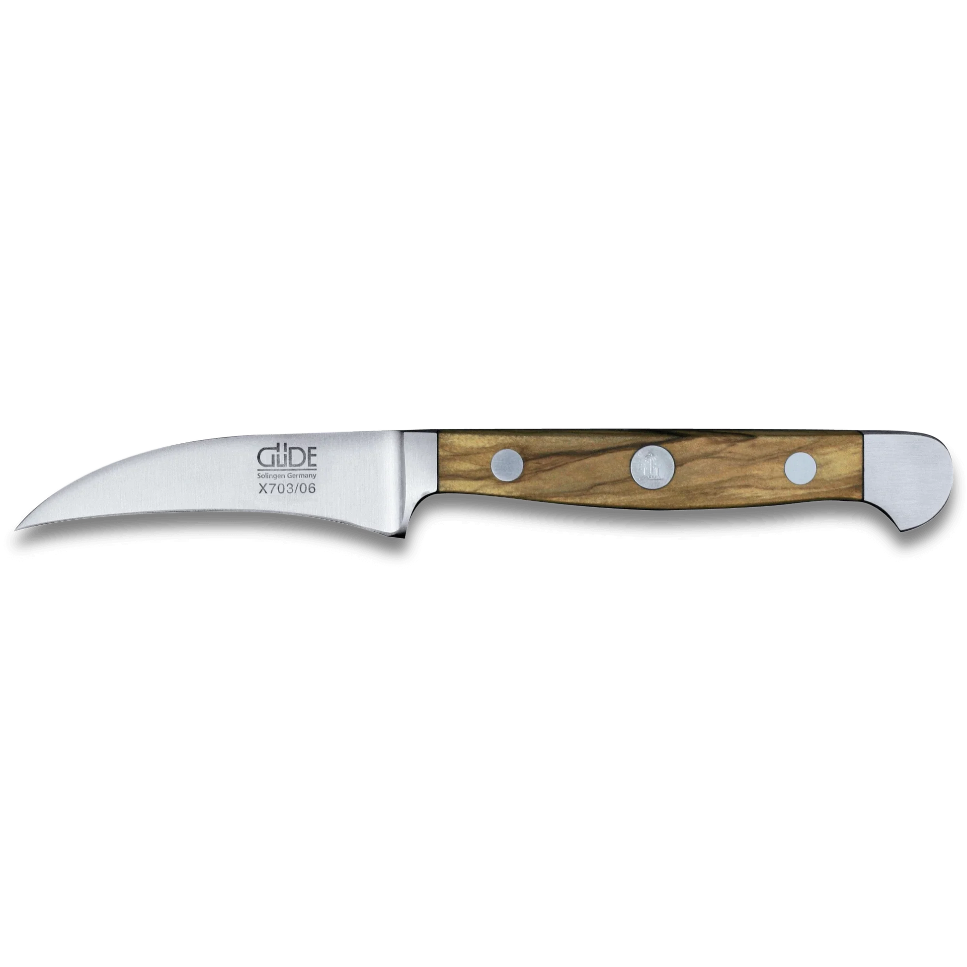 ALPHA OLIVE | Paring Knife 2.36" | Forged Steel / Olive wood handle