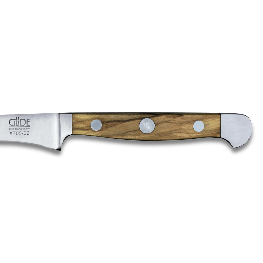 ALPHA OLIVE | Paring Knife 2.36" | Forged Steel / Olive wood handle