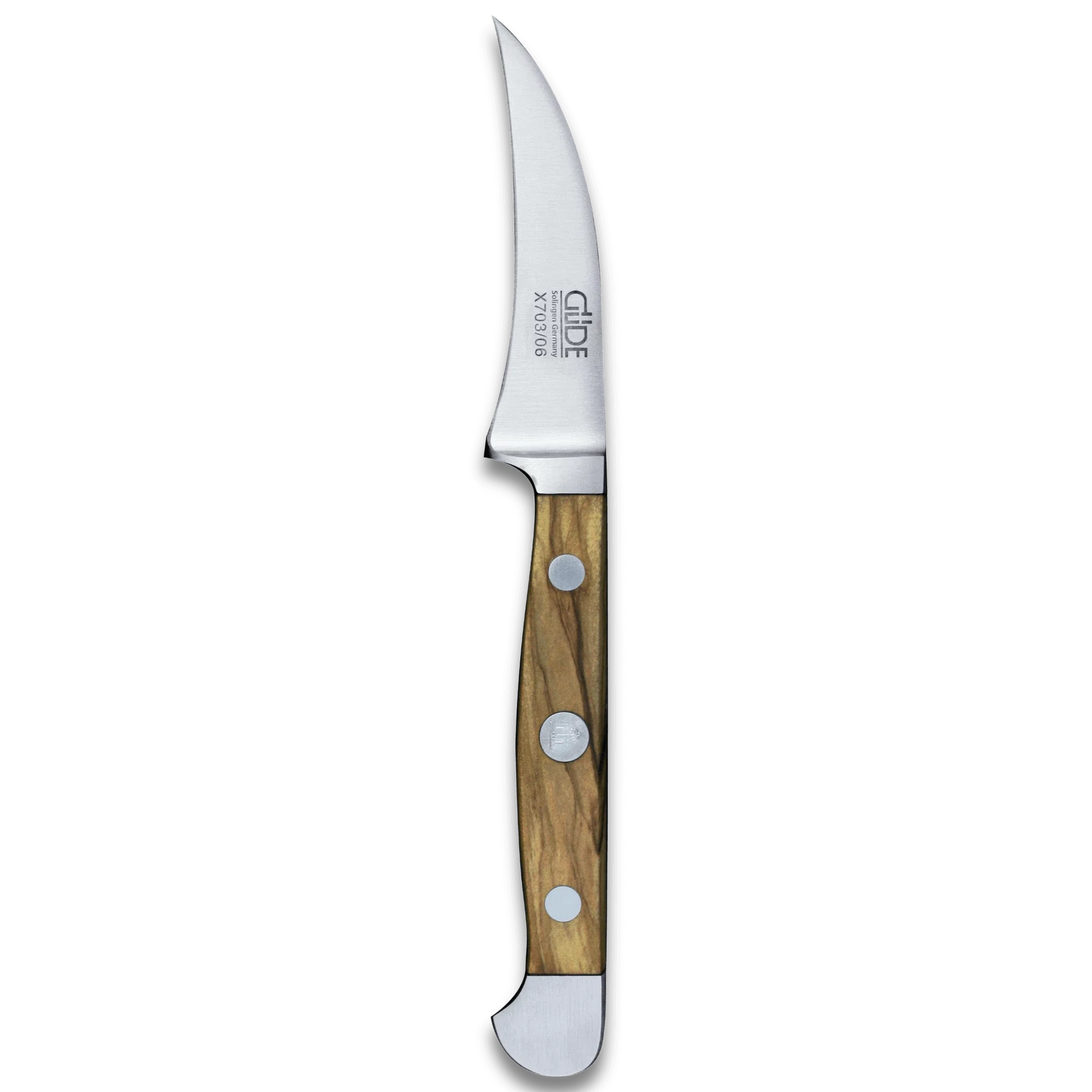 ALPHA OLIVE | Paring Knife 2.36" | Forged Steel / Olive wood handle