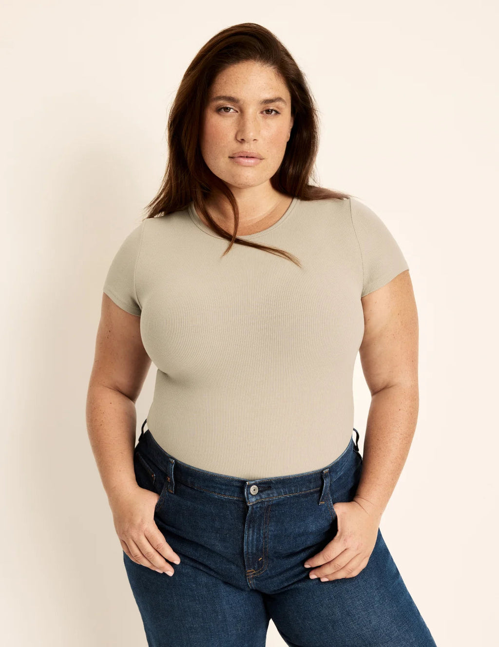 SculptRib™ Cotton T-Shirt