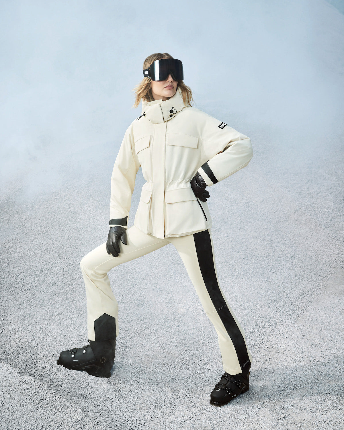 Veste de ski en duvet moyen ICLYN-R avec capuche amovible