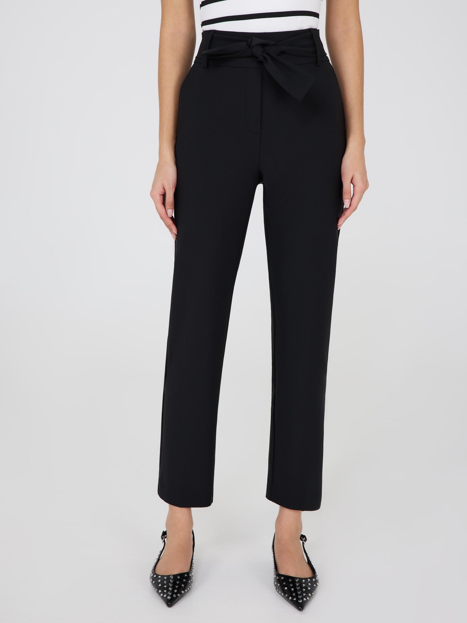 Pantalon slim avec ceinture