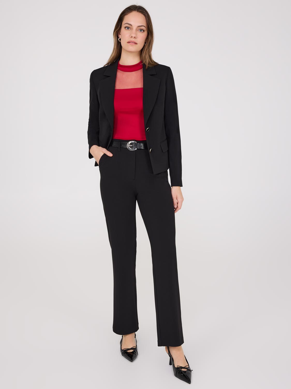 Pantalon zippé sur le devant