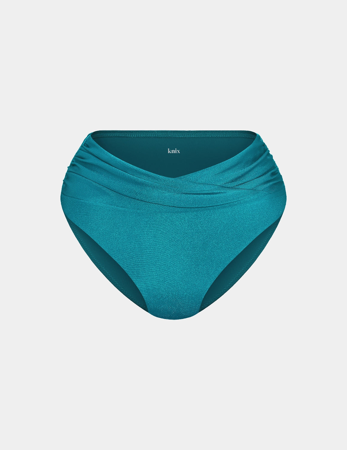 Shimmer Ruched Bikini Swim Bottom