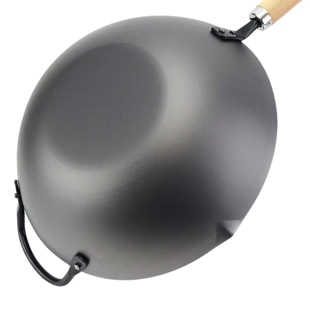 Yoshikawa Cook-Pal Ren 33cm Nitrided Carbon Steel Beijing Wok