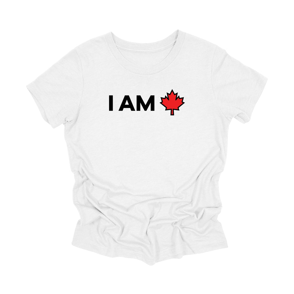 JEUNES - Je suis le Canada - T-shirt feuille d'érable canadienne pour jeunes, cadeau canadien, t-shirt drapeau national - Inspired X