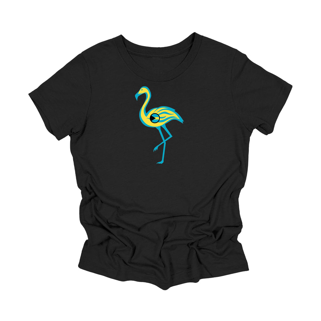 JEUNESSE - Le Flamant rose - Bahamas, T-shirt JEUNESSE, T-shirt cadeau bahaméen, T-shirt symbole national, T-shirt Caraïbes, T-shirt indicatif régional 242, T-shirt Nassau, T-shirt Antilles - Inspired X