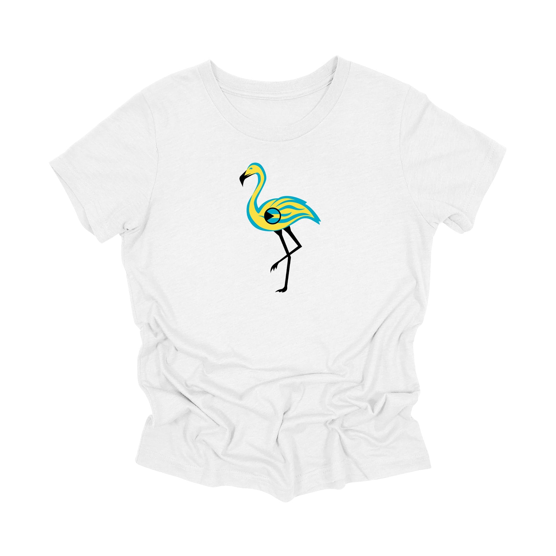 JEUNESSE - Le Flamant rose - Bahamas, T-shirt JEUNESSE, T-shirt cadeau bahaméen, T-shirt symbole national, T-shirt Caraïbes, T-shirt indicatif régional 242, T-shirt Nassau, T-shirt Antilles - Inspired X