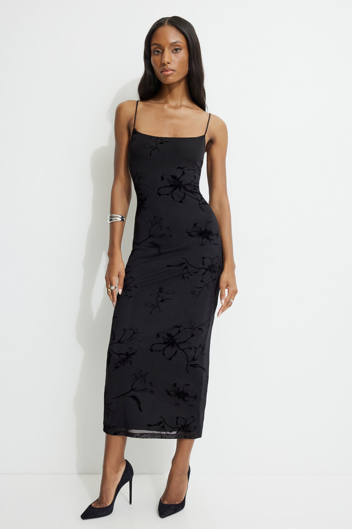 Robe longue échancrée Victoria