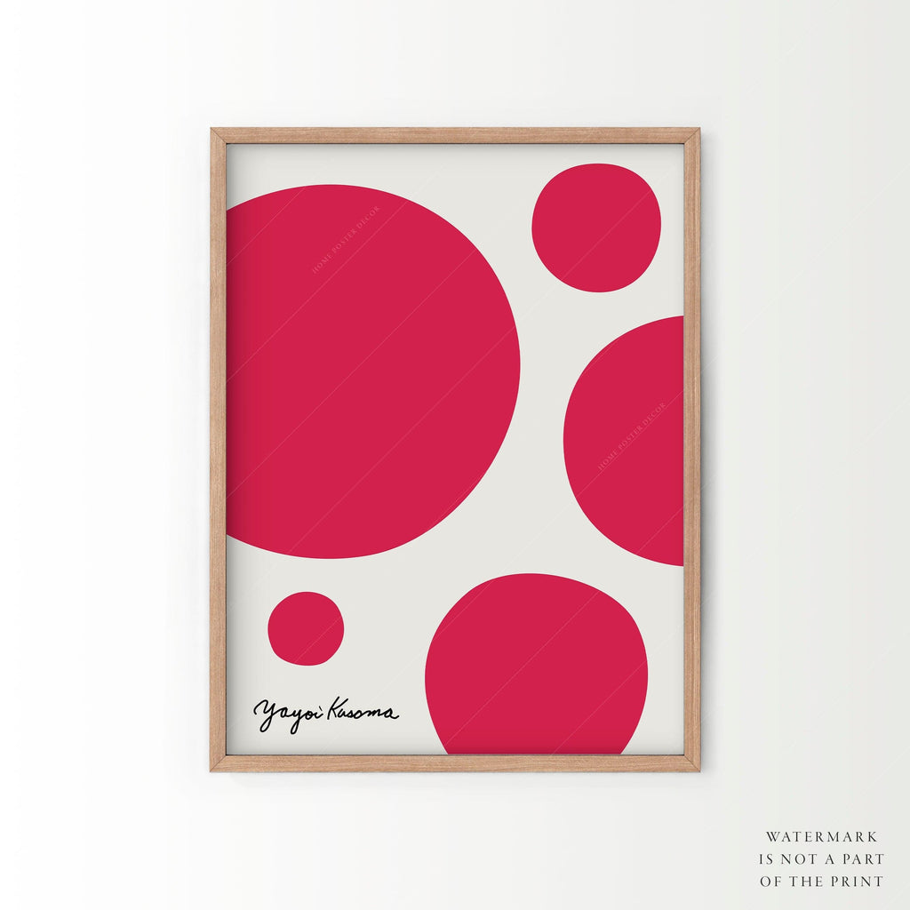 Yayoi Kusama Love Forever Set of 2 Art Prints – Modern Wall Decor