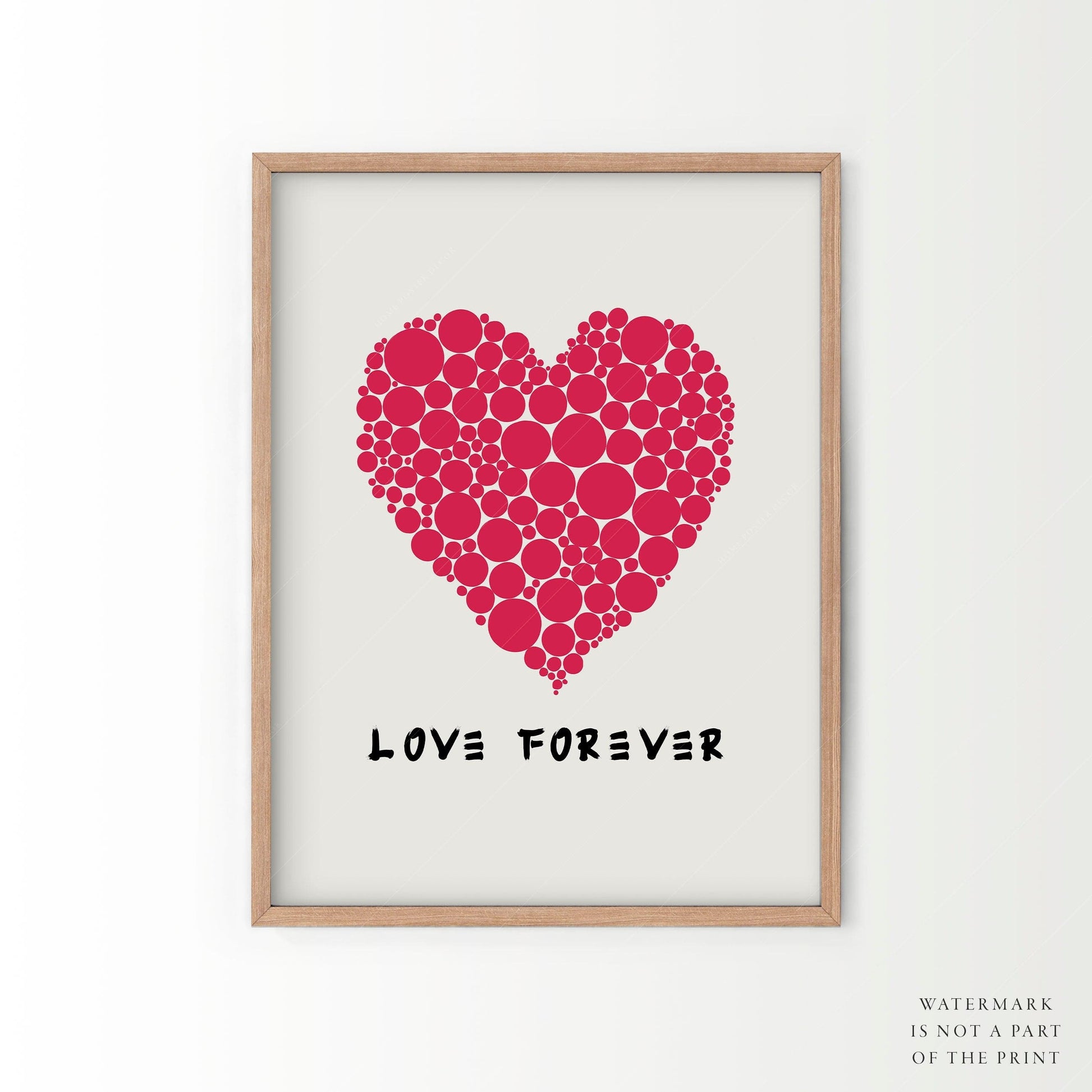 Yayoi Kusama Love Forever Set of 2 Art Prints – Modern Wall Decor