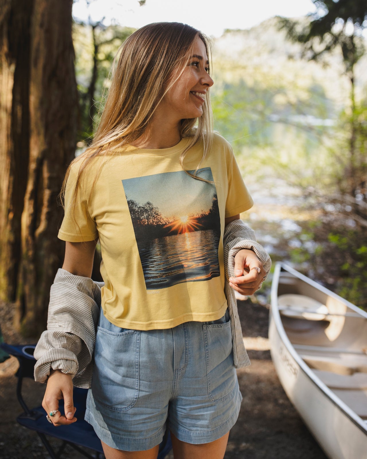 Lake View Crop T-Shirt