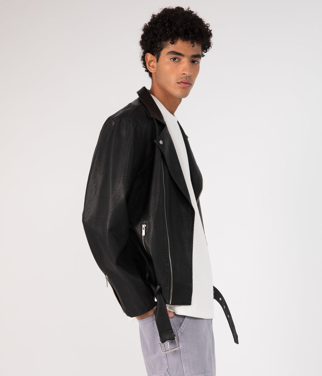 DALEX Men's Vegan Motorcycle Jacket