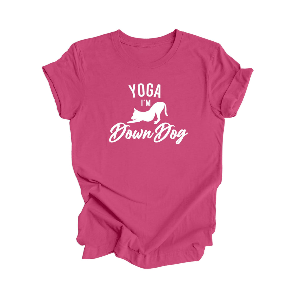 Yoga I'm Down Dog - Yoga Gift, Meditation Shirt, Yoga T-shirt, Yoga Lover Gift, Yoga Teacher Shirt, Wellness Shirt, Self Care Shirt - Inspired X