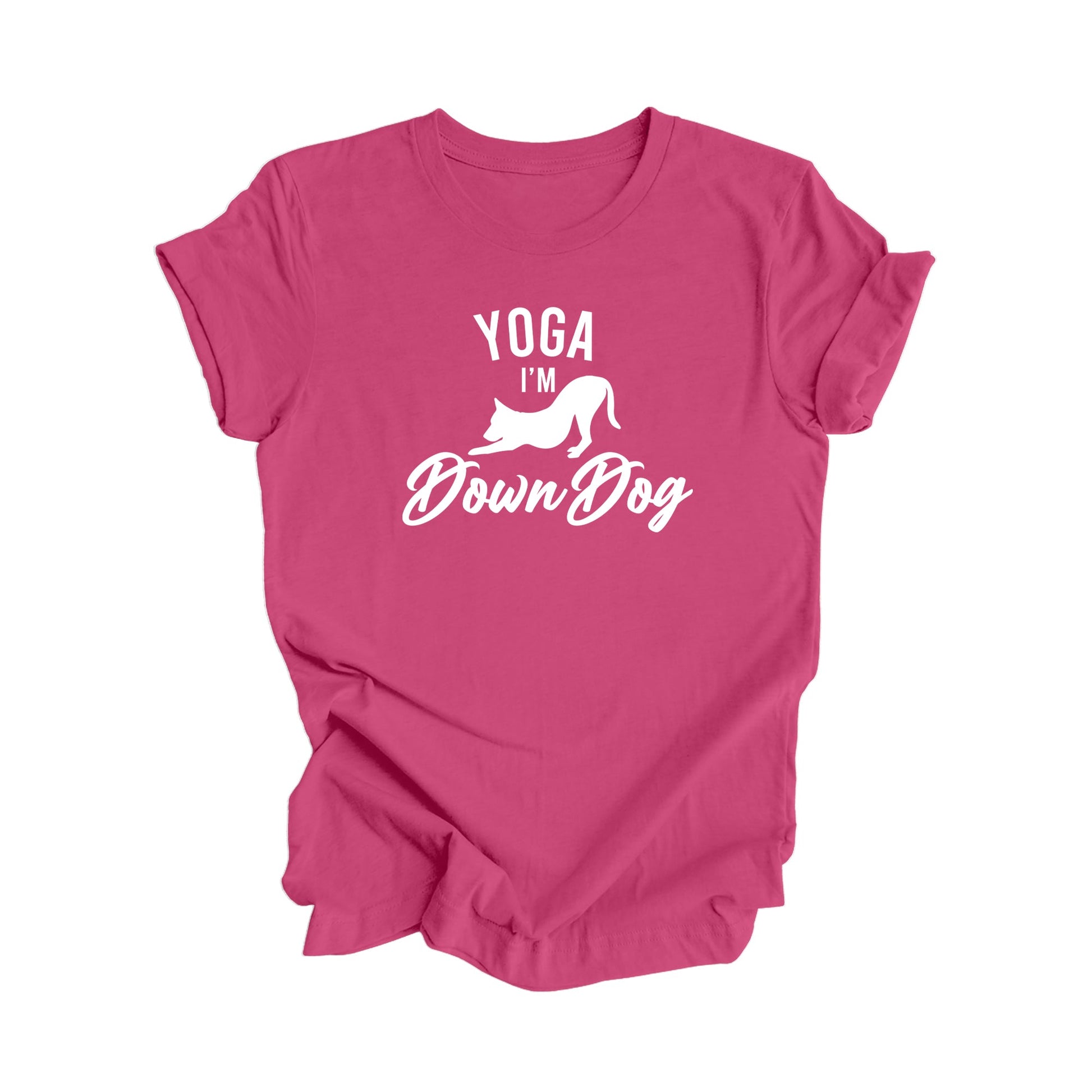 Yoga I'm Down Dog - Yoga Gift, Meditation Shirt, Yoga T-shirt, Yoga Lover Gift, Yoga Teacher Shirt, Wellness Shirt, Self Care Shirt - Inspired X