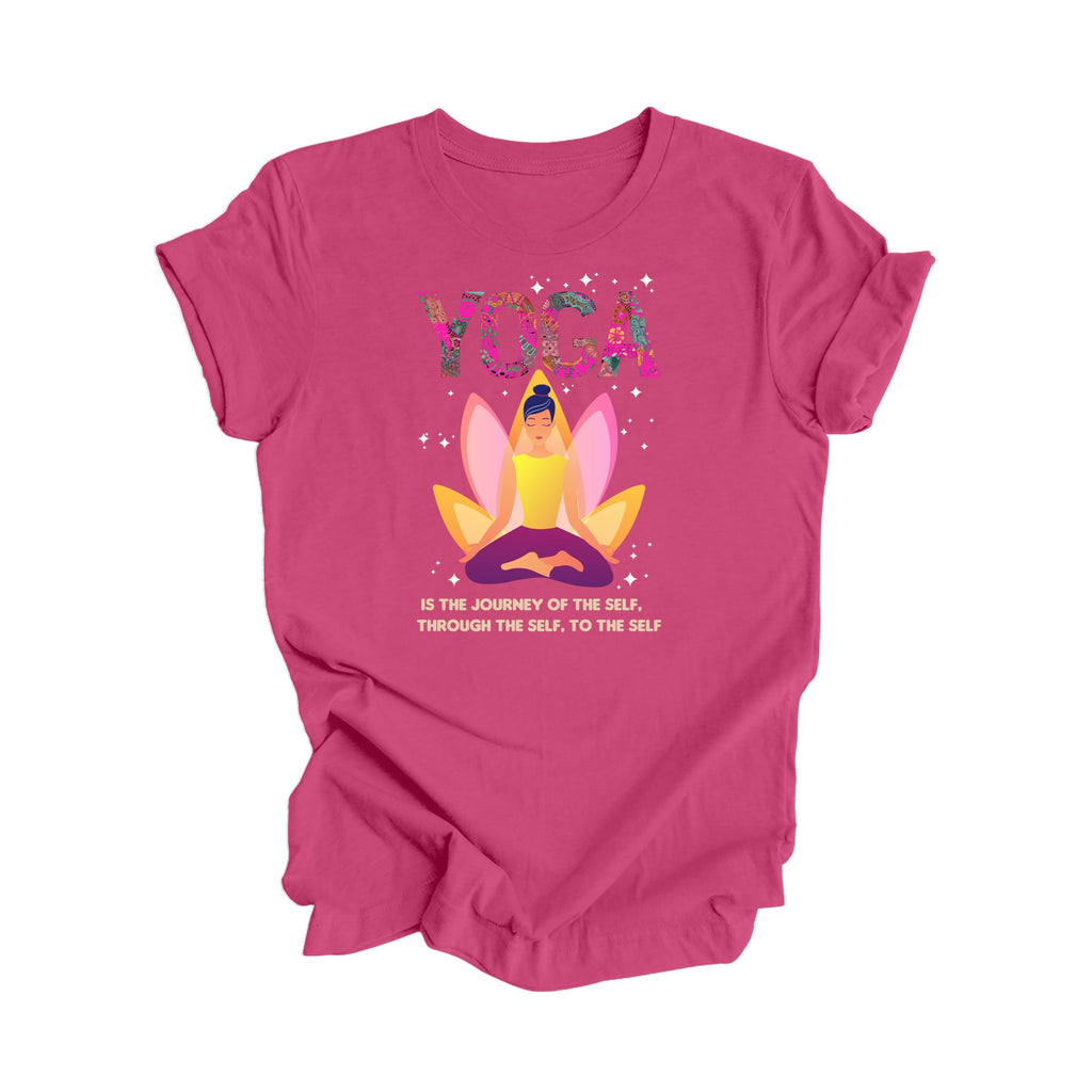 Yoga Is The Journey Of The Self, Through The Self, To The Self - Yoga Gift, Meditation Shirt, Yoga T-shirt, Yoga Lover Gift, Yoga Teacher Shirt, Wellness Shirt, Self Care Shirt - Inspired X