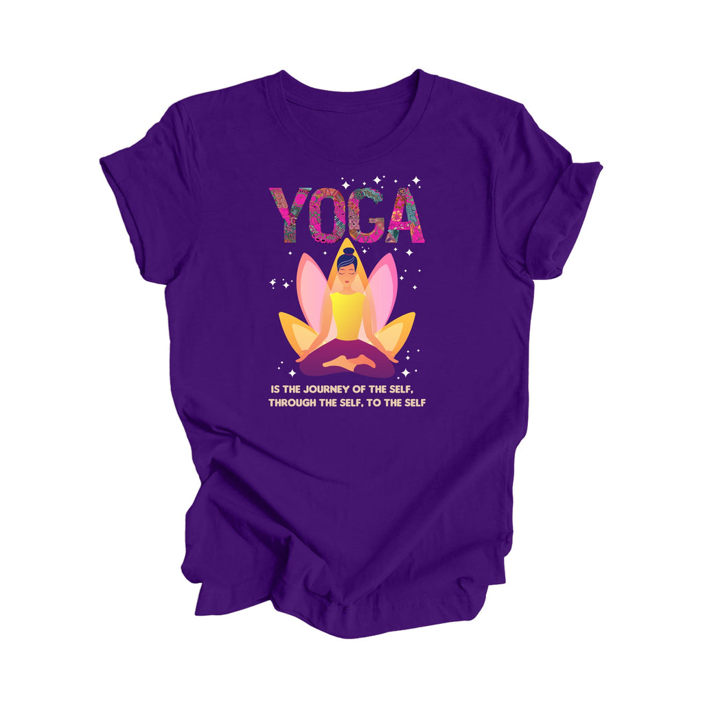 Yoga Is The Journey Of The Self, Through The Self, To The Self - Yoga Gift, Meditation Shirt, Yoga T-shirt, Yoga Lover Gift, Yoga Teacher Shirt, Wellness Shirt, Self Care Shirt - Inspired X