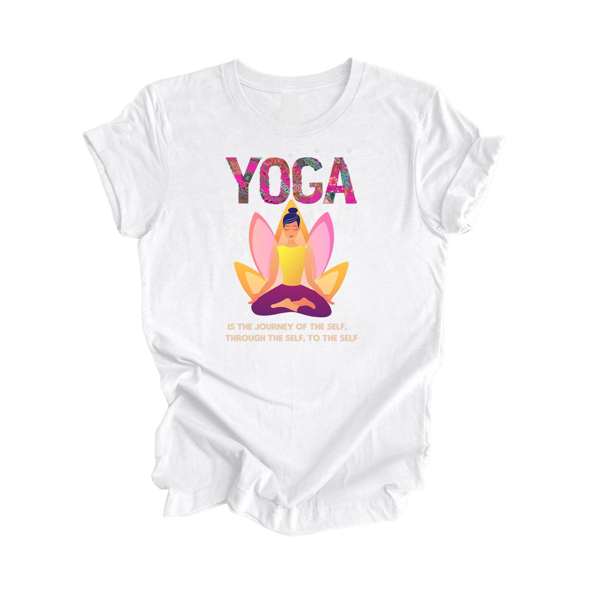Yoga Is The Journey Of The Self, Through The Self, To The Self - Yoga Gift, Meditation Shirt, Yoga T-shirt, Yoga Lover Gift, Yoga Teacher Shirt, Wellness Shirt, Self Care Shirt - Inspired X