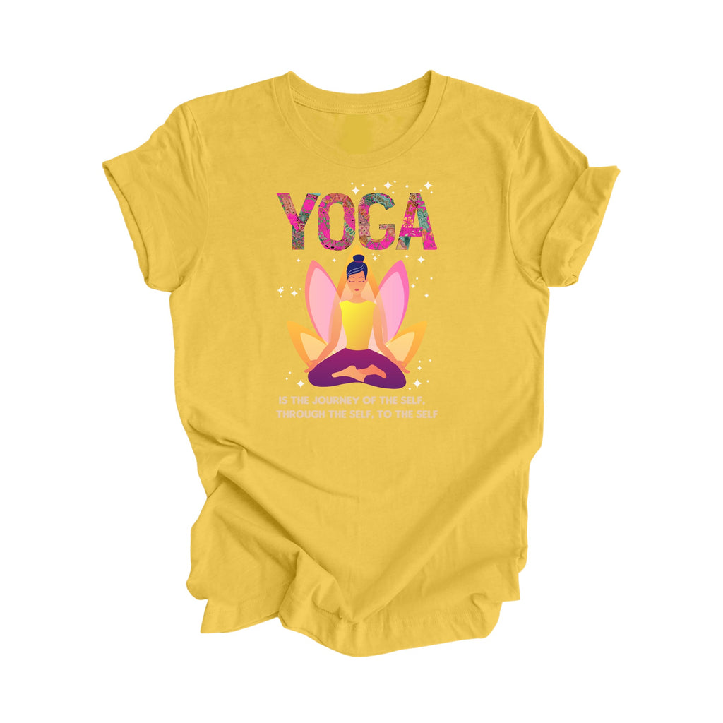 Yoga Is The Journey Of The Self, Through The Self, To The Self - Yoga Gift, Meditation Shirt, Yoga T-shirt, Yoga Lover Gift, Yoga Teacher Shirt, Wellness Shirt, Self Care Shirt - Inspired X