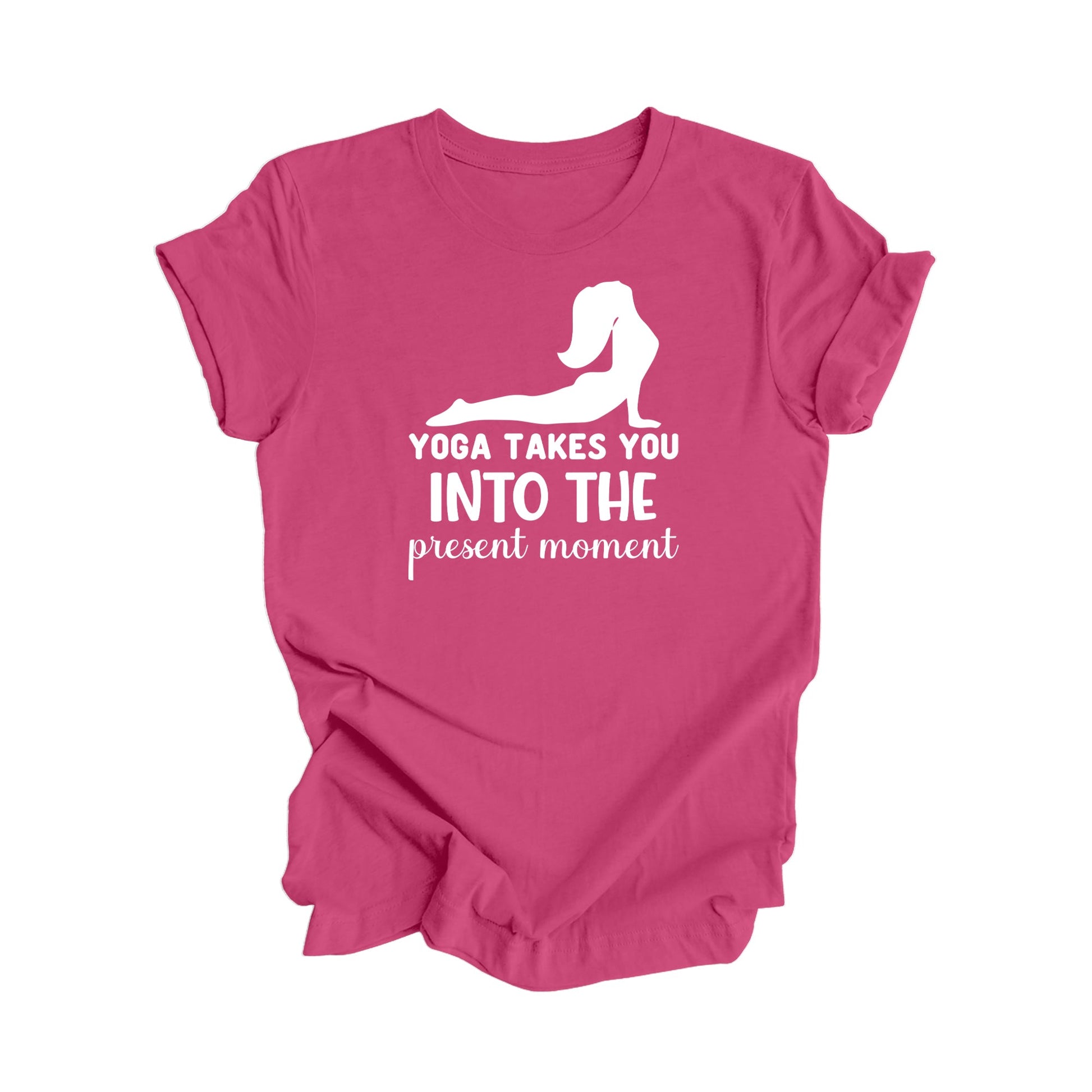 Yoga Takes You Into The Present Moment - Yoga Gift, Meditation Shirt, Yoga T-shirt, Yoga Lover Gift, Yoga Teacher Shirt, Wellness Shirt, Self Care Shirt - Inspired X