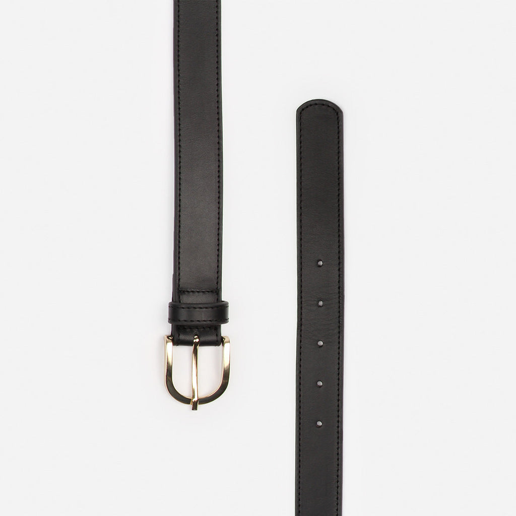 Ceinture d'accent or noir