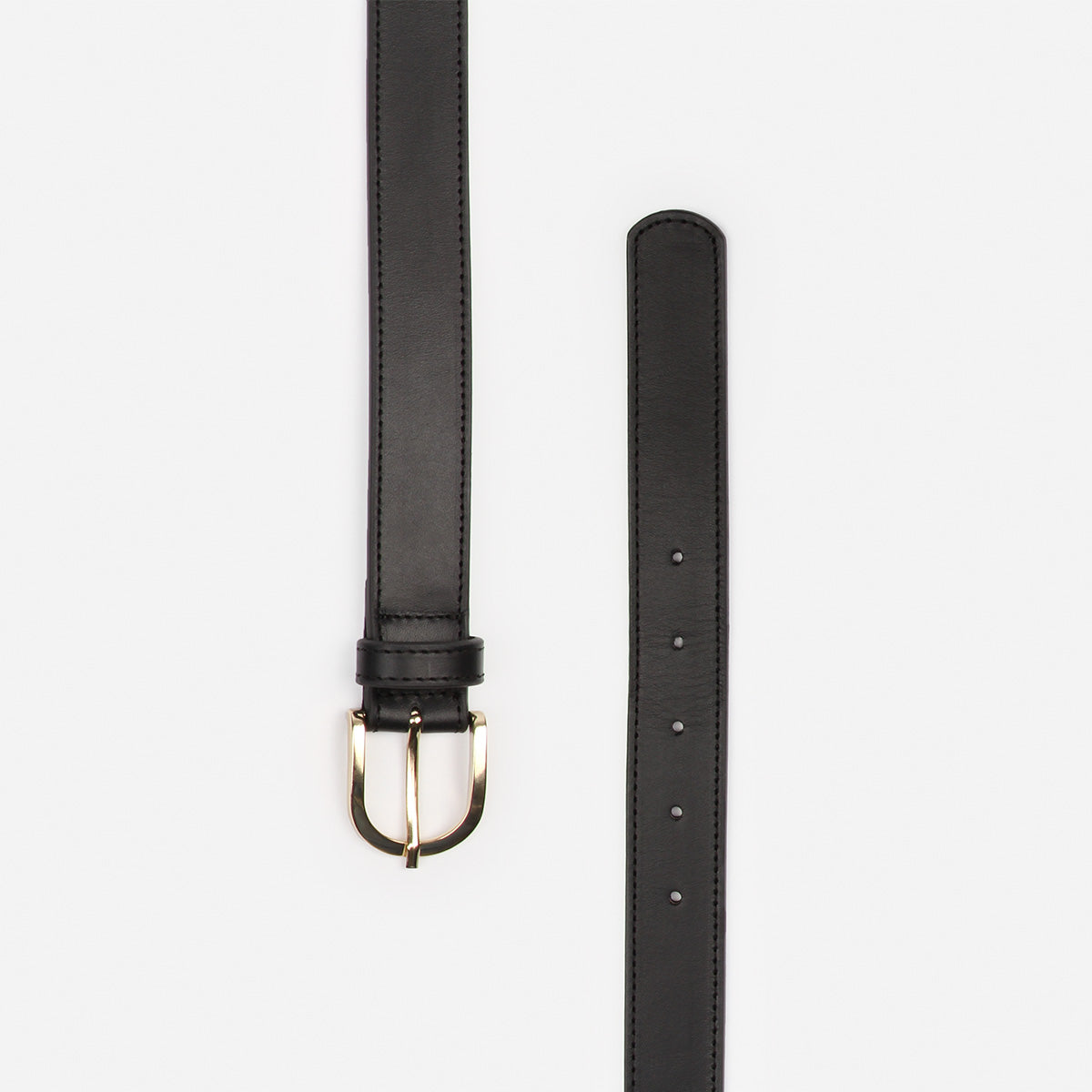 The Accent Belt Gold Black