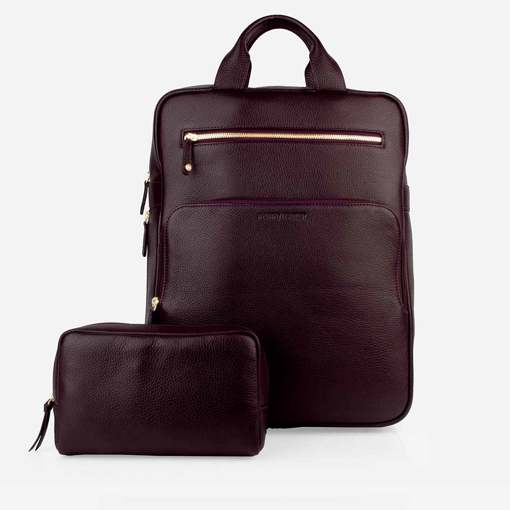 The Refined Backpack Plum