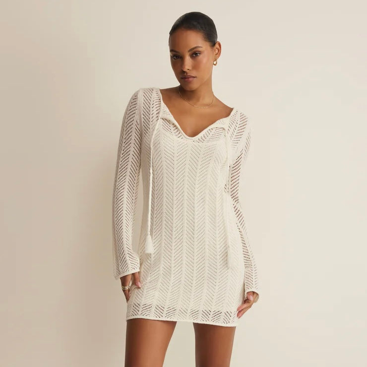 Falling Waters Crochet Dress