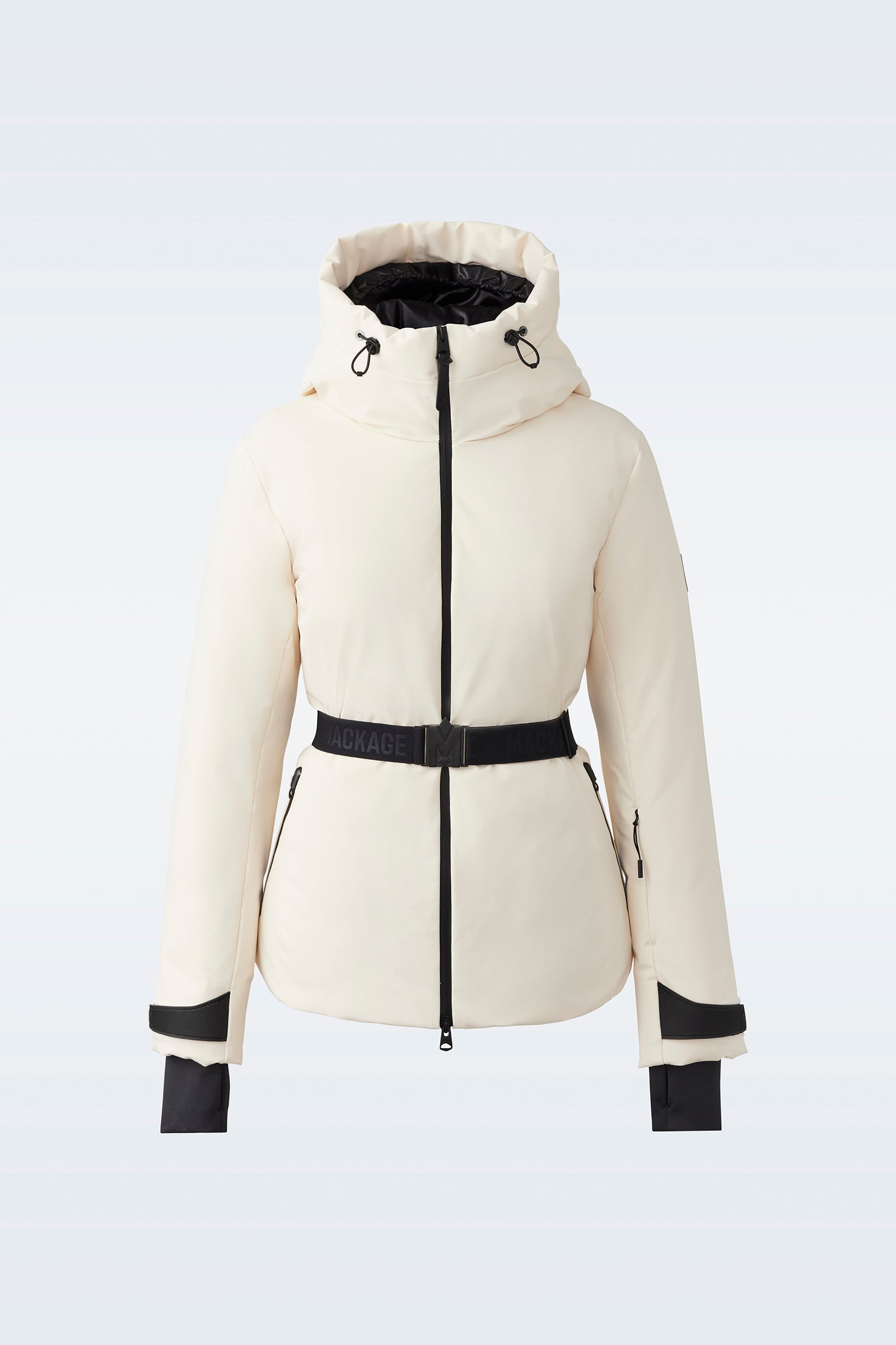 Veste de ski ceinturée en duvet avec capuche KRYSTAL Agile-360