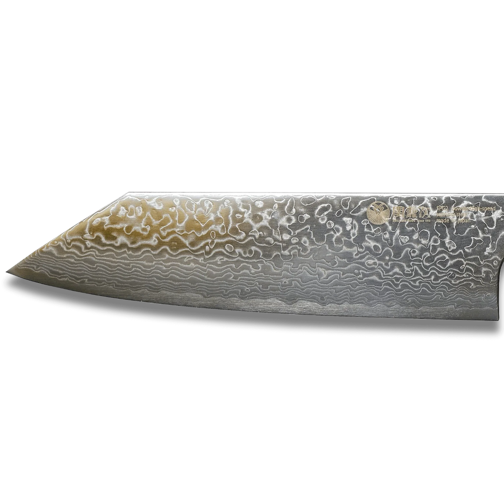 ZUIUN Japan | Handmade Kiritsuke Santoku Knife Damascus Steel 180mm