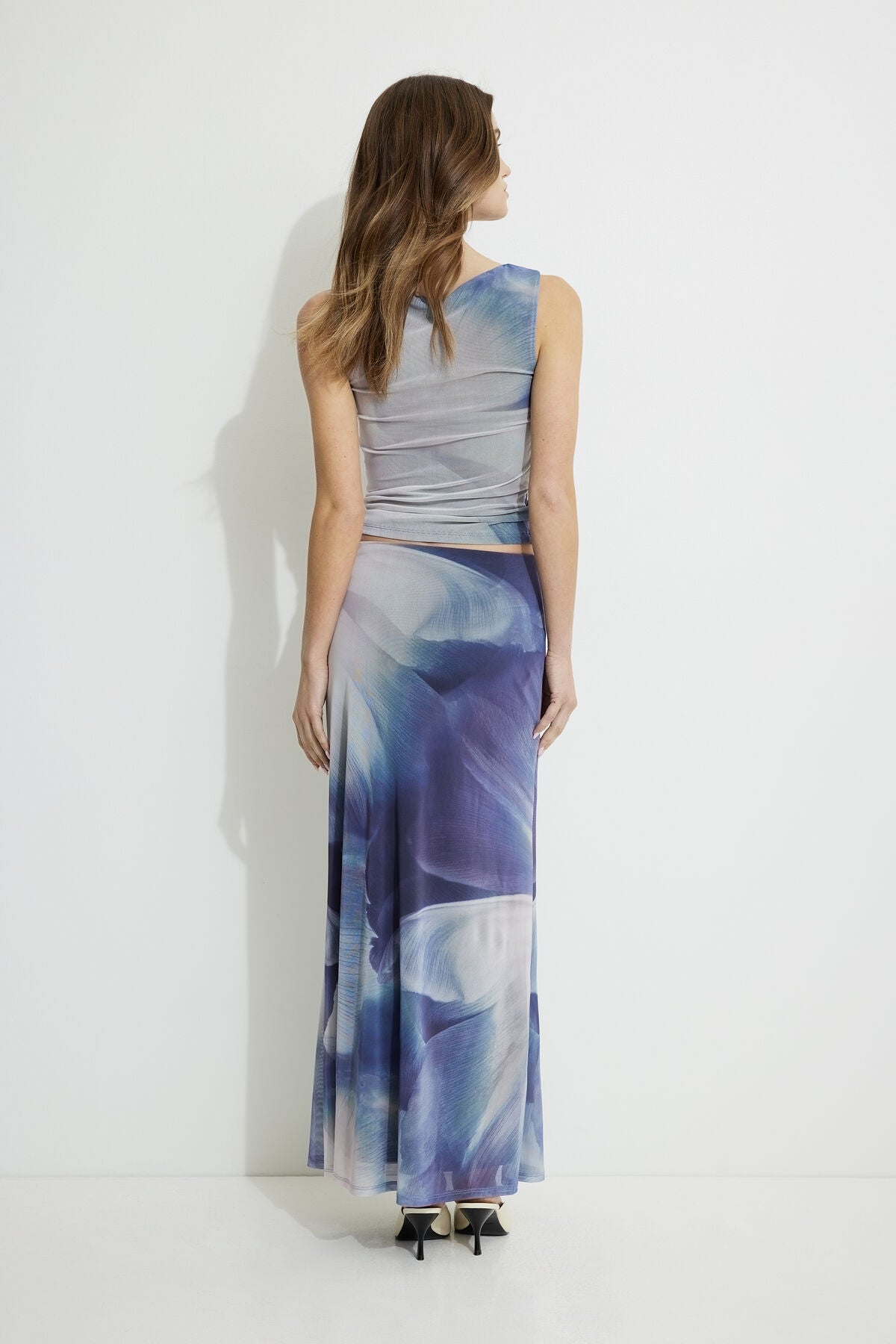 Jupe longue sirène en maille Daya