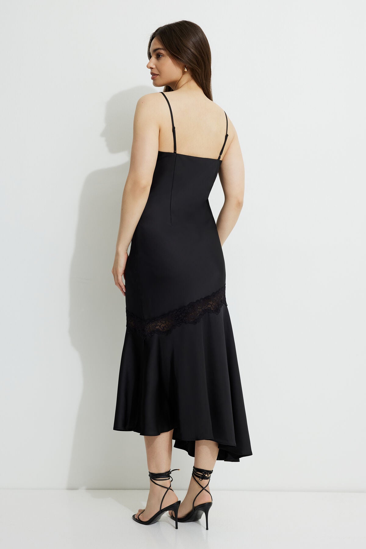 Robe longue asymétrique