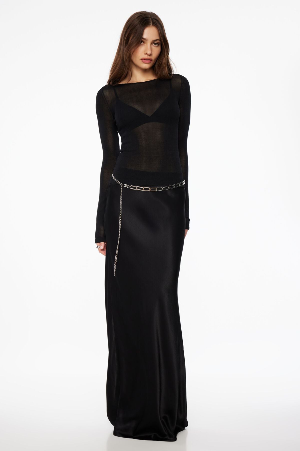 Flat Link Chain Belt