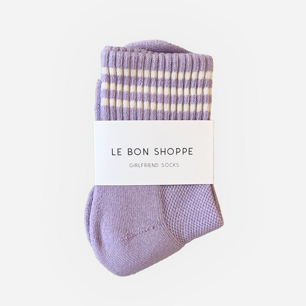 Le Bon Shoppe Girlfriend Socks Iris with Cream